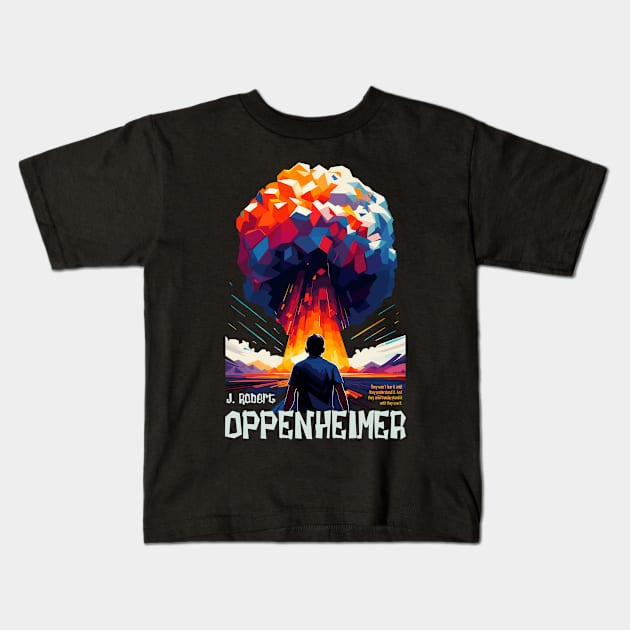 J Robert Oppenheimer wpap Kids T-Shirt by BAJAJU